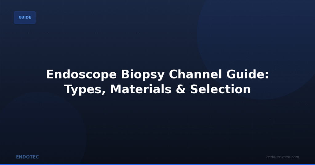 Biopsy Channel Guide - Endotec Blog