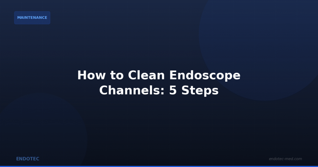 Clean Endoscope Channels - Endotec Blog